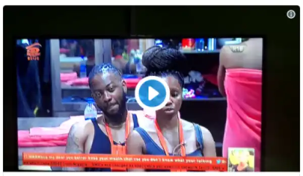  BBNaija: Teddy-A & Khloe Quarrel Over Meat